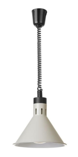 Kuželová infra lampa, HENDI, Biela, 230V/250W, ⌀275x(H)250mm