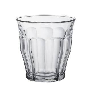 Sklenený pohár PICARDIE, Duralex, 0,25 l, sada 6 ks, Ø87 × 90 mm | 1027AB06D0111