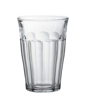 Vysoký pohár PICARDIE, Duralex, 0,36 l, Priehľadná, sada 6 ks, Ø94 × 88 mm | 1029AB06D0111
