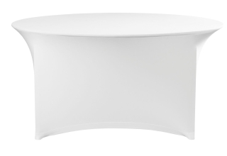 Okrúhly poťah na stôl, HENDI, 810996, Biela, Ø1500 × 760 mm | 814512