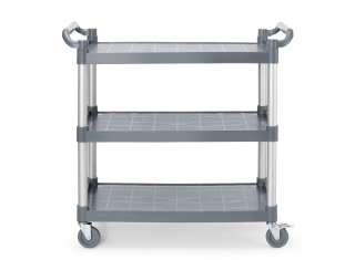 3-obalový polypropylénový servisný vozík, veľký, AmerBox, 1010x500x(H)960mm