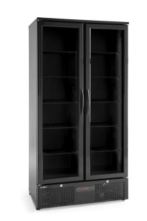 Barová chladnička dvojdverová, Arktic, 384L, Čierna, 220-240V/365W, 900x530x(H)1820mm