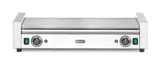 Gril na párky a klobásy XL - 2 zóny, HENDI, Strieborná, 220-240V/2000W, 732x590x(H)168mm