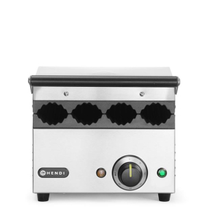 Kontaktný gril na hotdog a tortily, HENDI, 220-240V/1800W, 385x285x(H)254mm