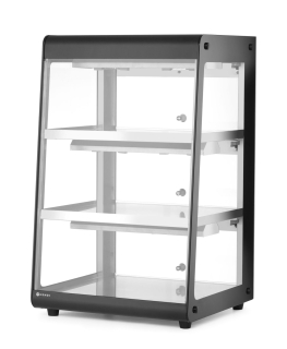 Vyhrievaná pultová vitrína, HENDI, Čierna, 220-240V/500W, 472x447x(H)775mm