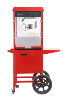 Stroj na Popcorn s vozíkom, HENDI, Červená, 220-240V/1155W, 940x510x(H)1553mm