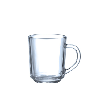 Sklenený hrnček, HENDI, 0,24 l, 6 ks, Ø73 × 88 mm | 424490