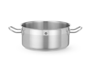 Panvica na dusenie/varenie, nízka, bez veka, HENDI, Profi Line, 4,7L, ⌀240x(H)105mm