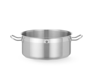 Panvica na dusenie/varenie, nízka, bez veka, HENDI, Profi Line, 7,3L, ⌀280x(H)120mm