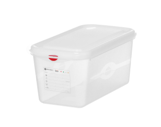 Nádoba GN 1/3 z polypropylénu, HENDI, GN 1/3, 6L, Priehľadná, 325x176x(H)150mm
