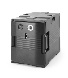 Termoizolačný kontajner s funkciou vyhrievania – catering, AmerBox, GN 1/1, 220-240 V/200 W, 477 × 680 × 620 mm | 707692