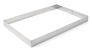 Obdĺžniková pekárensko-cukrárenská forma, HENDI, 383 × 285 × 50 mm | 512418
