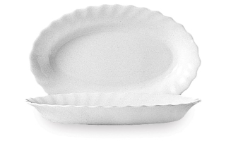 Servírovacia misa Trianon, Arcoroc, 220 mm, Biela, 220 × 140 × 28 mm | D6885