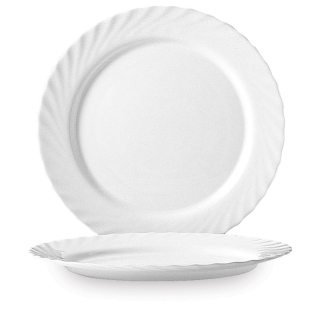 Plytký tanier Trianon, Arcoroc, Ø155 mm, Biela, Ø155 × 13 mm | D6886