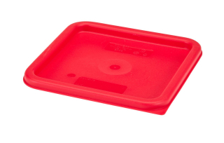 Veko na nádobu CamSquare značky CAMBRO, Cambro, na 5,7 l a 7,6 l nádobu, červené, Červená, 227 × 227 × 16 mm | SFC6451