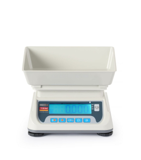 Kuchynská váha LCD s legalizáciou, rad ECO+, TEM, 255 × 264 × 189 mm | TEKO+LCD15T-P1