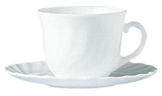 Podšálka Trianon, Arcoroc, Ø145 mm, Biela, Ø145 × 16 mm | D6925