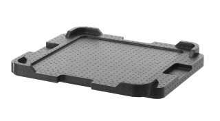 Adaptér EPP pre vozík CD4060 pre nádobu EPPMFBE122110, Cambro, Čierna, 698 × 622 × 70 mm | EPPMFBA110