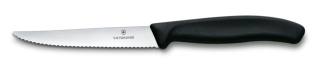 Nôž na steaky a pizzu Victorinox, čierna, celková dĺžka 222 mm | 6.7233