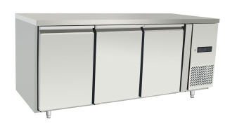 Chladiaci pult, 3x dvere 420L, Arktic, Profi Line, GN 1/1, 334L, 230V/400W, 1795x700x(H)879mm