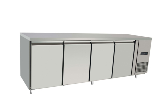 Chladiaci pult, 4 dvere, Arktic, Profi Line, GN 1/1, 450L, 220-240V/400W, 2230x700x(H)850mm