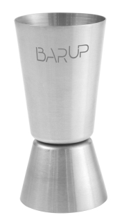 Odmerka 20/40 ml, BarUp, Strieborná, Ø40 × 80 mm, Okrúhle | 597057