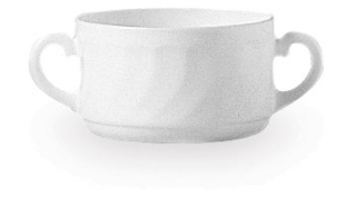 Polievková misa Trianon, Arcoroc, Trianon, 0,3 l, Biela, Ø98 × 59 mm | X2433