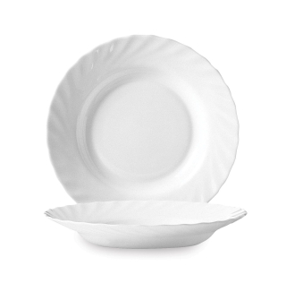 Hlboký tanier Trianon, Arcoroc, Trianon, Ø225 mm, Biela, Ø225 × 35 mm | X0508
