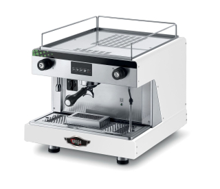Kávovar Wega, 1-skupina, elektronická, biela, Wega, 5L, 230V/2900W, 530x555x(H)515mm