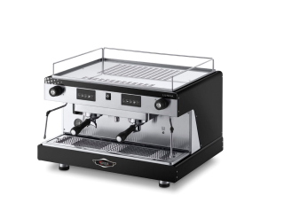 Kávovar Wega, 2-skupina, elektronická, čierna, Wega, 10,5L, 400V/3700W, 740x555x(H)515mm