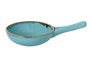Porcelánová servírovacia panvička Porland Laguna, modrá, 0,4 l, Ø 140 × 62 mm | 04ALM003138