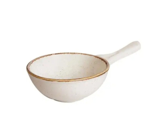 Porcelánový servírovací rajniček Porland Sand, krémový, Ø 160 mm | 04ALM003148