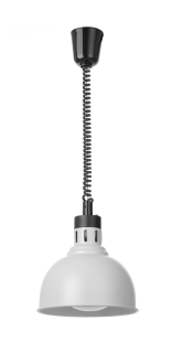 Ohrevná lampa nastaviteľná, tvar kupola, HENDI, Biela, 230V/250W, ⌀250x(H)207mm