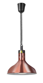 Ohrevná lampa nastaviteľná, tvar zvon, HENDI, Medená, 230V/250W, ⌀295x(H)207mm