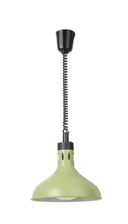 Ohrevná lampa nastaviteľná, tvar zvon, HENDI, Zelená, 230V/250W, ⌀295x(H)207mm