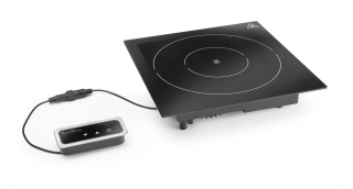 Indukčný ohrievač 1000 W, Fine Dine, Čierna, 230V/1000W, 350x397x(H)85mm