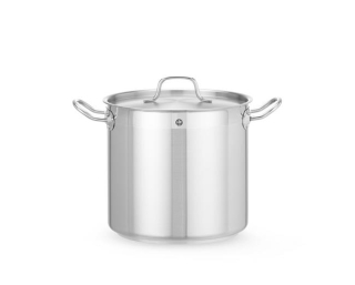 Vysoký hrniec – s pokrievkou, HENDI, Profi Line, 9,8L, ⌀240x(H)220mm