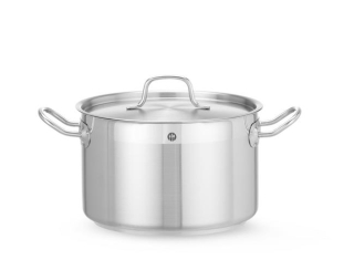 Stredný hrniec – s pokrievkou, HENDI, Profi Line, 6,7L, ⌀240x(H)150mm