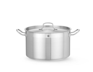 Stredný hrniec – s pokrievkou, HENDI, Profi Line, 10,3L, ⌀280x(H)170mm