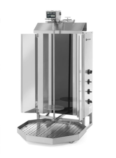 Elektrický gril na kebab, HENDI, Profi Line, 400V/7200W, 7,2kW, 550x700x(H)1120mm