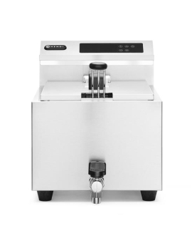 Fritéza s digitálnym ovládacím panelom Profi Line s výpustným ventilom – 8 l, HENDI, 8L, 230V/3500W, 300x515x(H)345mm