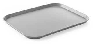 Polypropylénový podnos Fast Food – veľký, HENDI, Svetlošedá, 350x450x(H)20mm