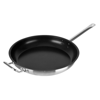 INOXIBAR | Nerezová pánev PROFESIONAL LINE s nepřilnavým povrchem, průměr 40 cm