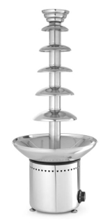 Fontána na čokoládové fondue 6 poschodová, HENDI, 230V/300W, ⌀372x(H)850mm