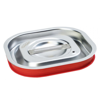Veko so silikónovým tesnením na gastronádoby Standard bez úchytov GN 1/6