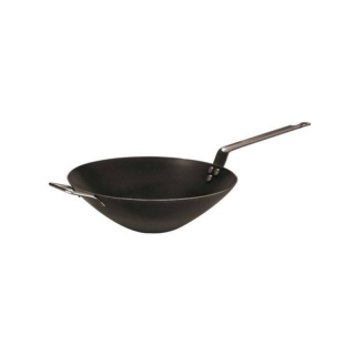 Panvica WOK 40 cm – modrá oceľ