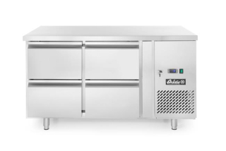 Chladiaci stôl Profi Line 2-dverový, s bočným agregátom, línia 700, Arktic, Profi Line, 230V/250W, 1360x700x(H)858mm