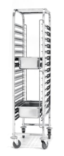Vozík na prepravu nádob – 15x GN 1/1, HENDI, 440x610x(H)1710mm