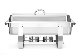 Ohrievač na cestoviny tabuľka na stôl - 2 kusy GN 1/1 satinovaný, HENDI, Kitchen Line, 585x385x(H)315mm