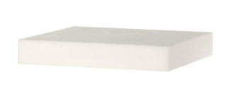 Mäsiarsky blok HDPE, HENDI, Biela, 500x400x(H)80mm